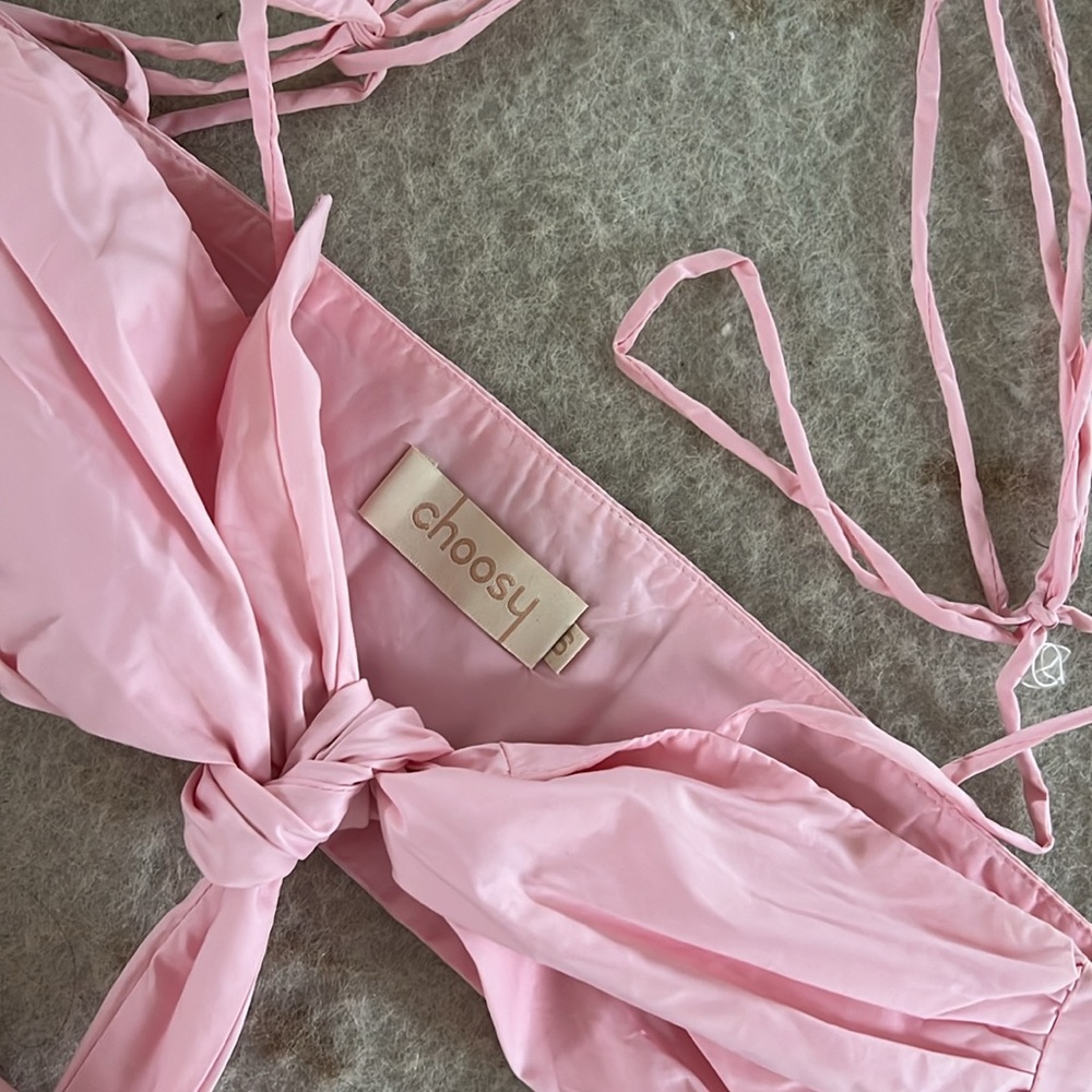 Baby Pink Mini Skirt and Top Set - Picture 5 of 6